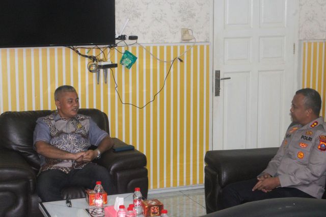 KETUA DPRD ASAHAN TERIMA KUNJUNGAN SILATURAHMI KAPOLRES ASAHAN